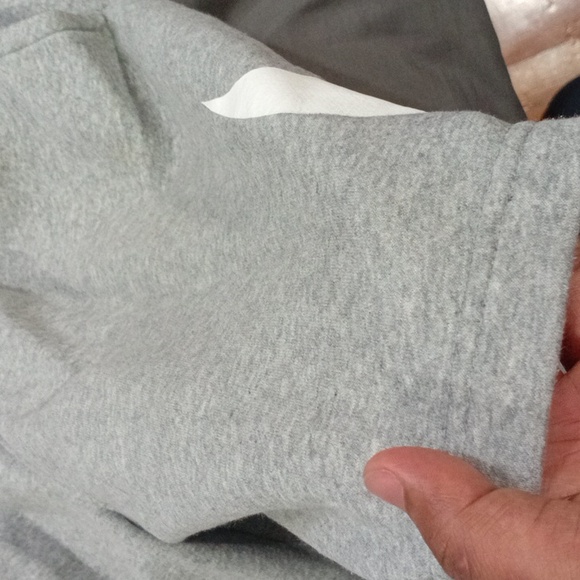 Nike Men Heather Gray Sweatpants - Picture 5 of 6